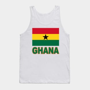 The Pride of Ghana - National Flag Design Tank Top